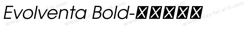 Evolventa Bold字体转换